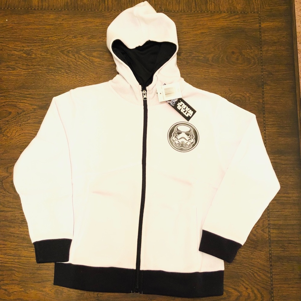 Star Wars Boys Stormtrooper Zip-Front Hoodie